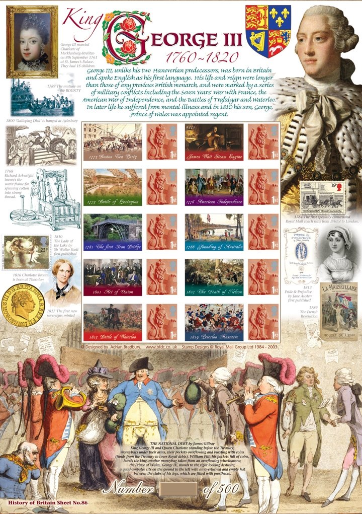King George III - Bradbury