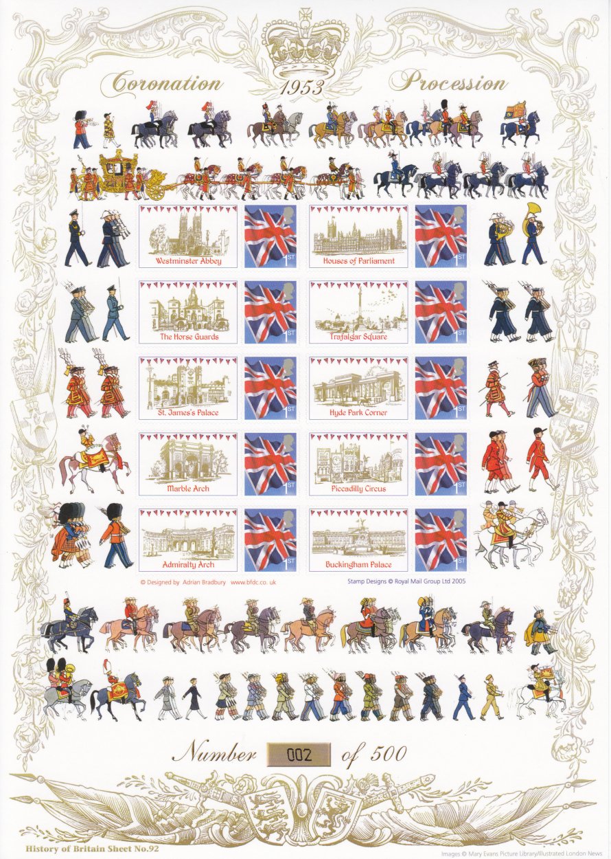 60th Anniversary of the Coronation - Bradbury