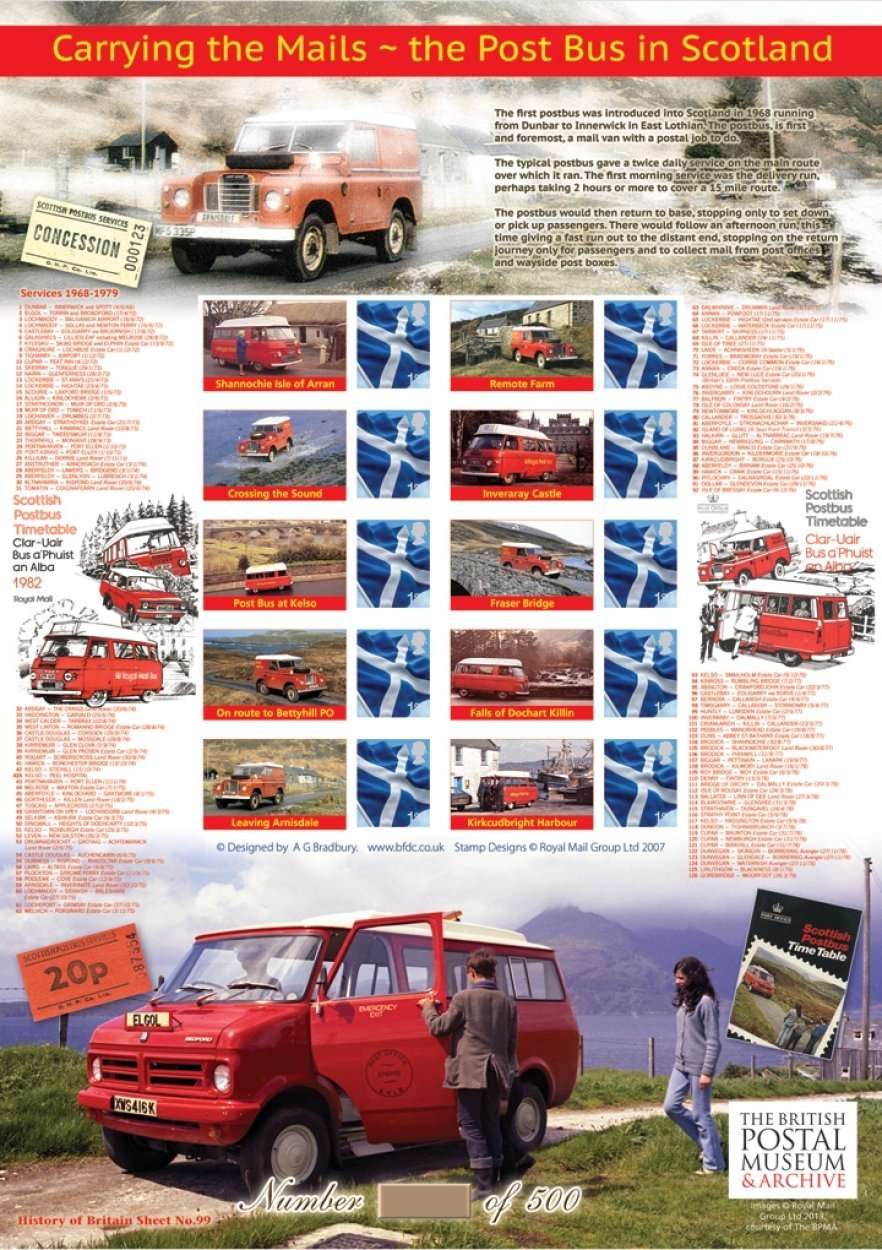 Postbuses of Scotland - Bradbury