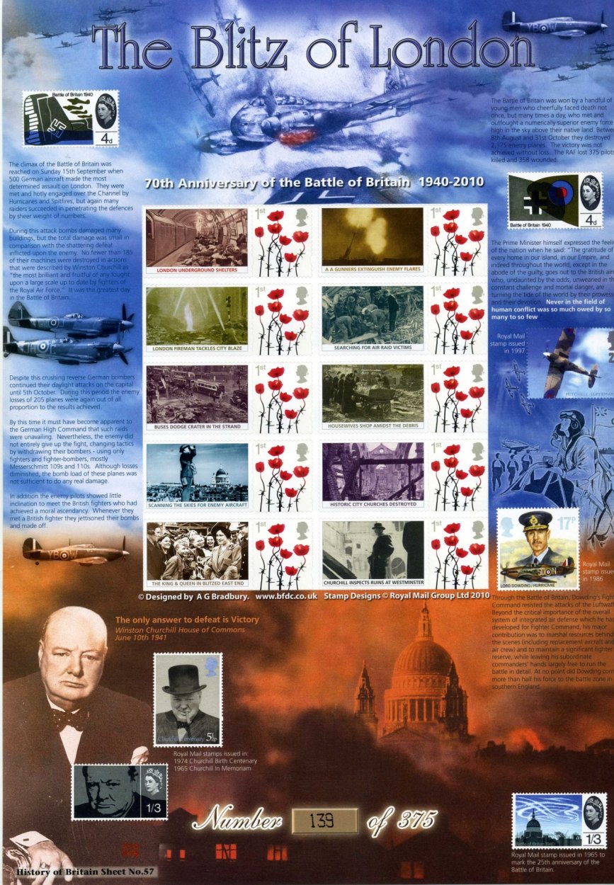 The Blitz of London - AG Bradbury