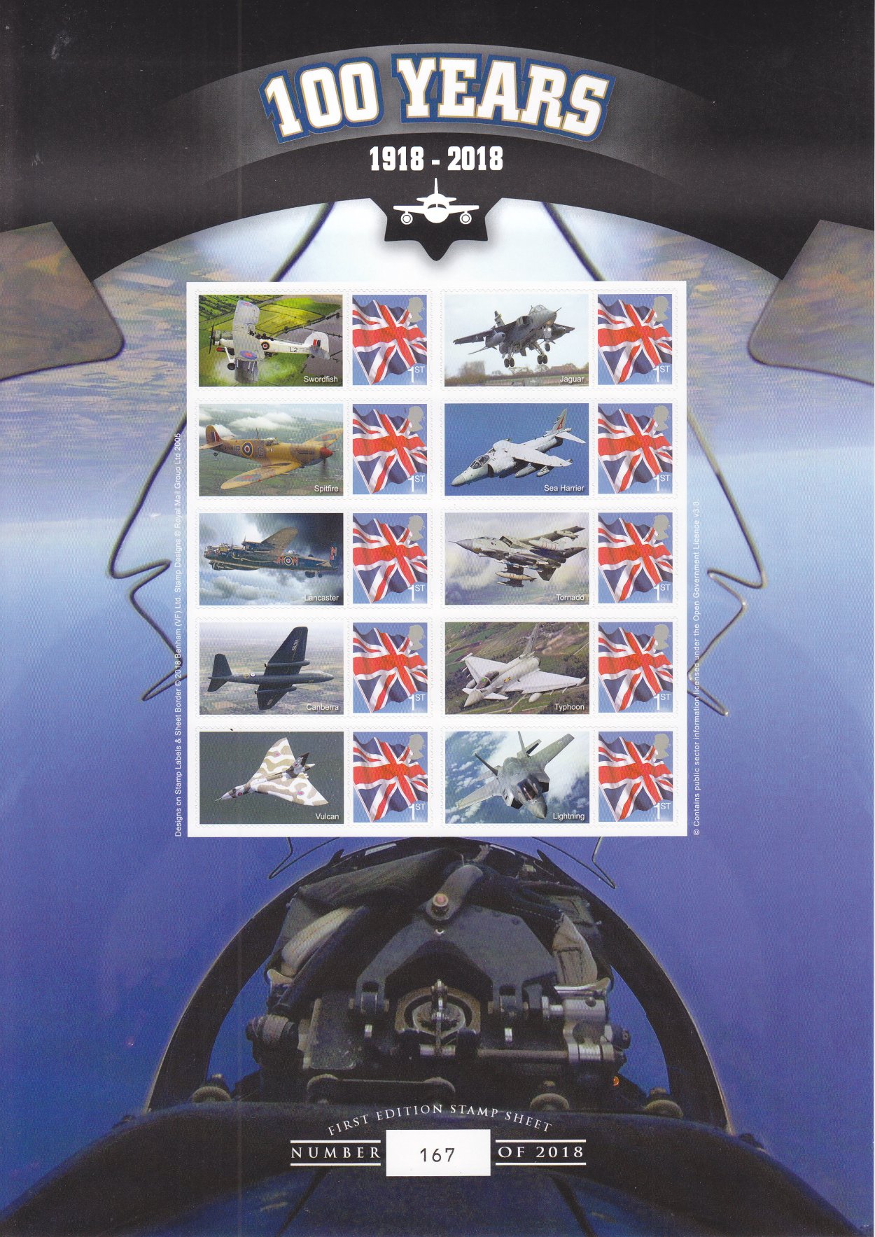 Benham - 100th Anniversary of the RAF