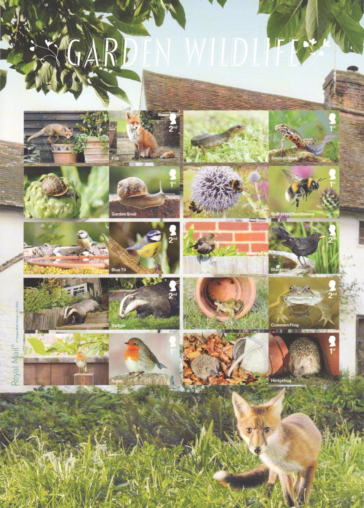 Garden Wildlife Collector/Generic Sheet