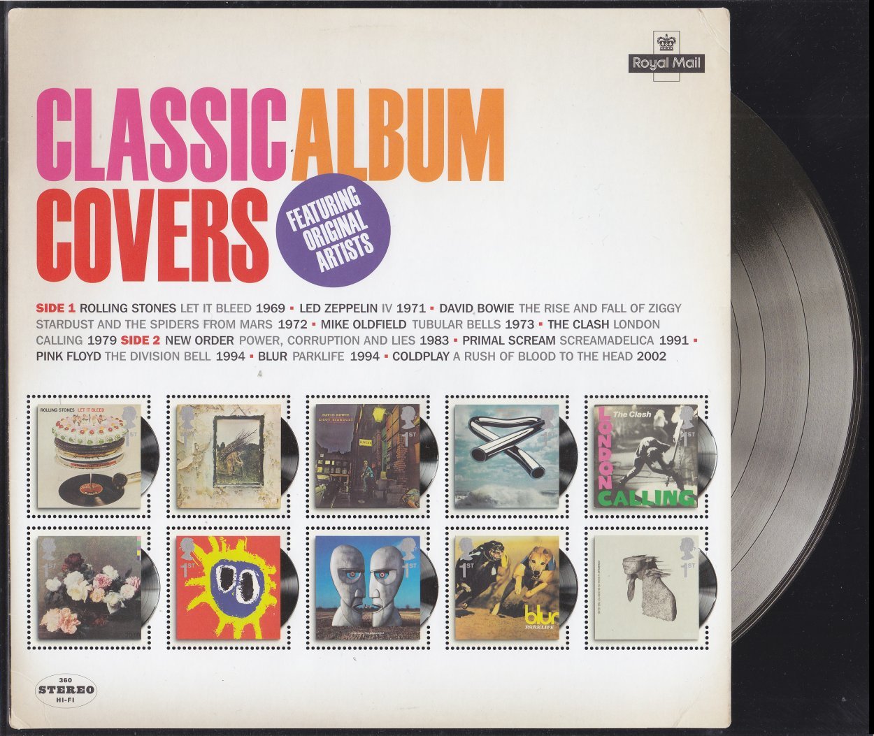 Classic Album Covers - Fan Sheet
