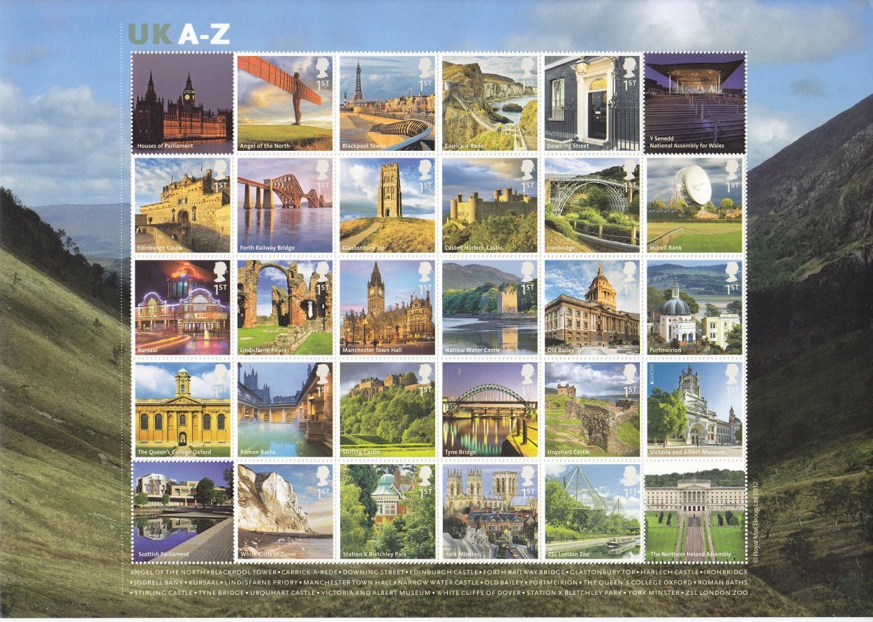 UK A-Z Composite Sheet